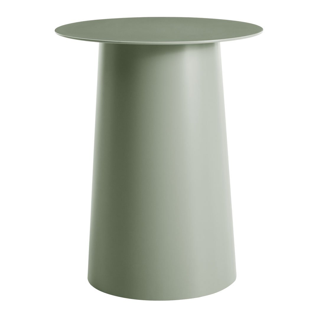 Modern Circular Tall Side Table - Stylish End Table for Living Room, Bedroom & Office - Perfect for Lamps, Books & Decor