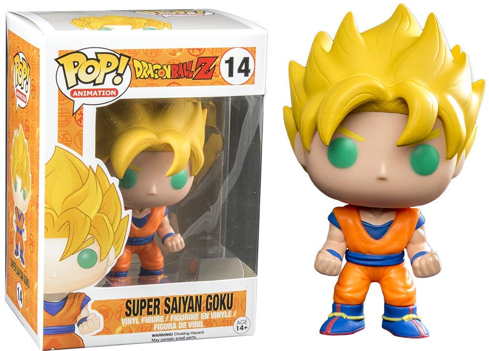 Dragon Ball Z Super Saiyan Goku #14 Funko Pop Vinyl Figure - Anime Collectible for Fans, Perfect for Display & Gift Giving - Home Decor, Office Desk, or Manga Collection