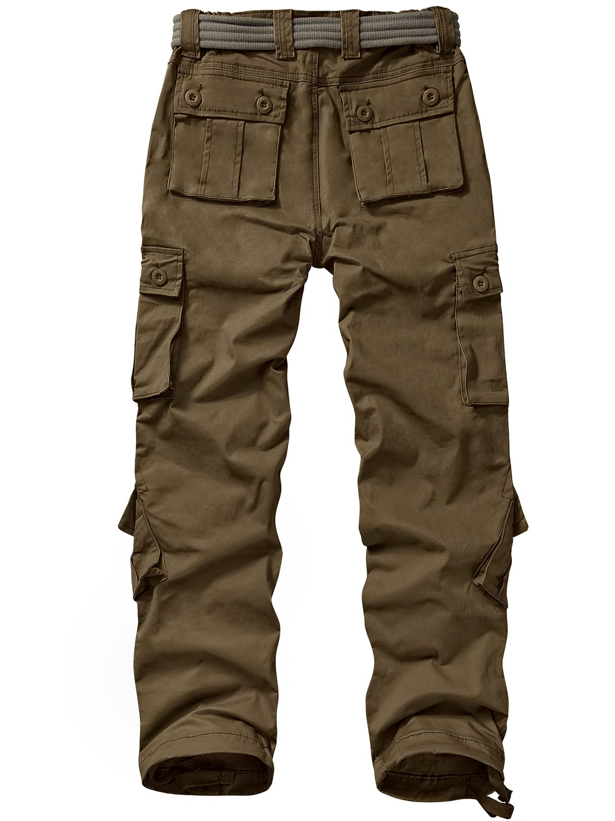 Alfiudad Women's Cargo Pants with Multiple Pockets - Tactical Military Hiking Work Pants for Outdoor, Camping & Casual Wear