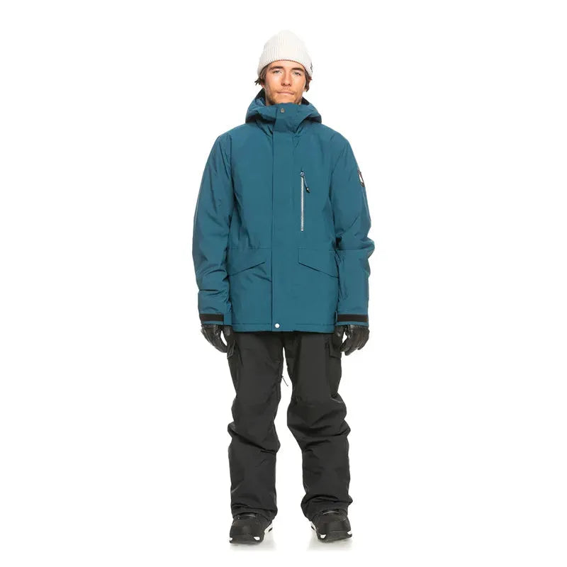 Quiksilver Mission Snow Jacket - Waterproof & Insulated Winter Coat for Men - Perfect for Skiing, Snowboarding & Outdoor Adventures