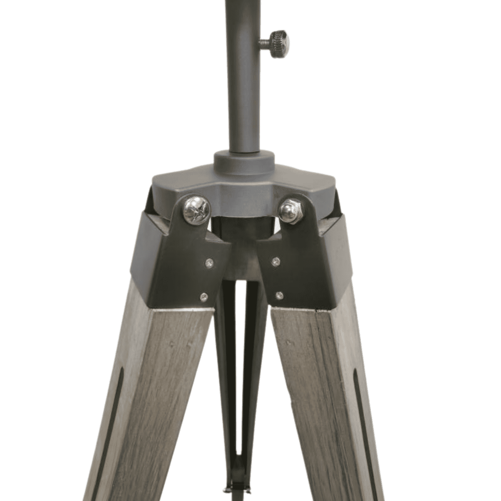 139cm Nautical Tripod Floor Lamp with Steel Grey Head - Adjustable Spotlight for Living Room, Bedroom, or Office - Modern Industrial Lighting for Home Decor