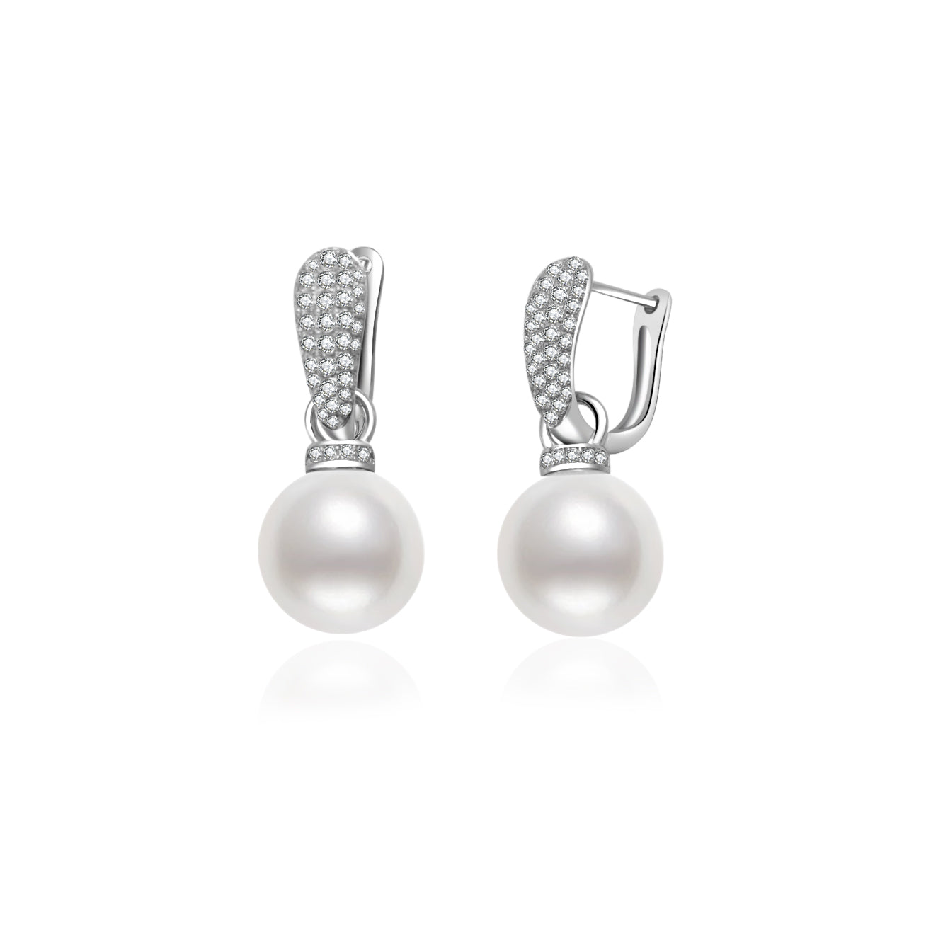 18K Solid Gold Edison Pearl Earrings for Women - Luxury Freshwater Pearl Stud Earrings - Perfect Gift for Birthday, Anniversary & Valentine's Day - Elegant Jewelry for Parties, Weddings & Special Occasions