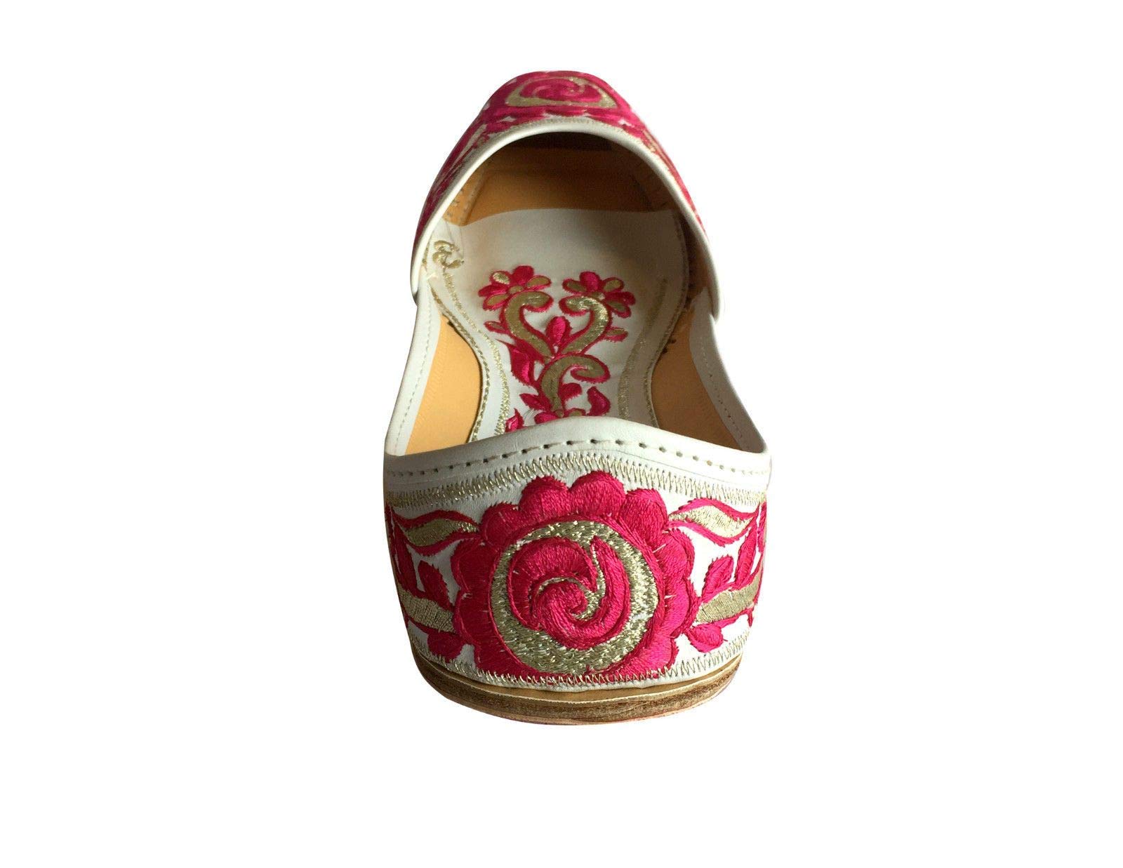 Women's Flat Ballerina Punjabi Jutti Khussa Shoes - Handmade Beaded Tribal Flats for Boho Fashion, Weddings & Ethnic Outfits | Comfortable & Stylish for Daily Wear, Parties & Cultural Events