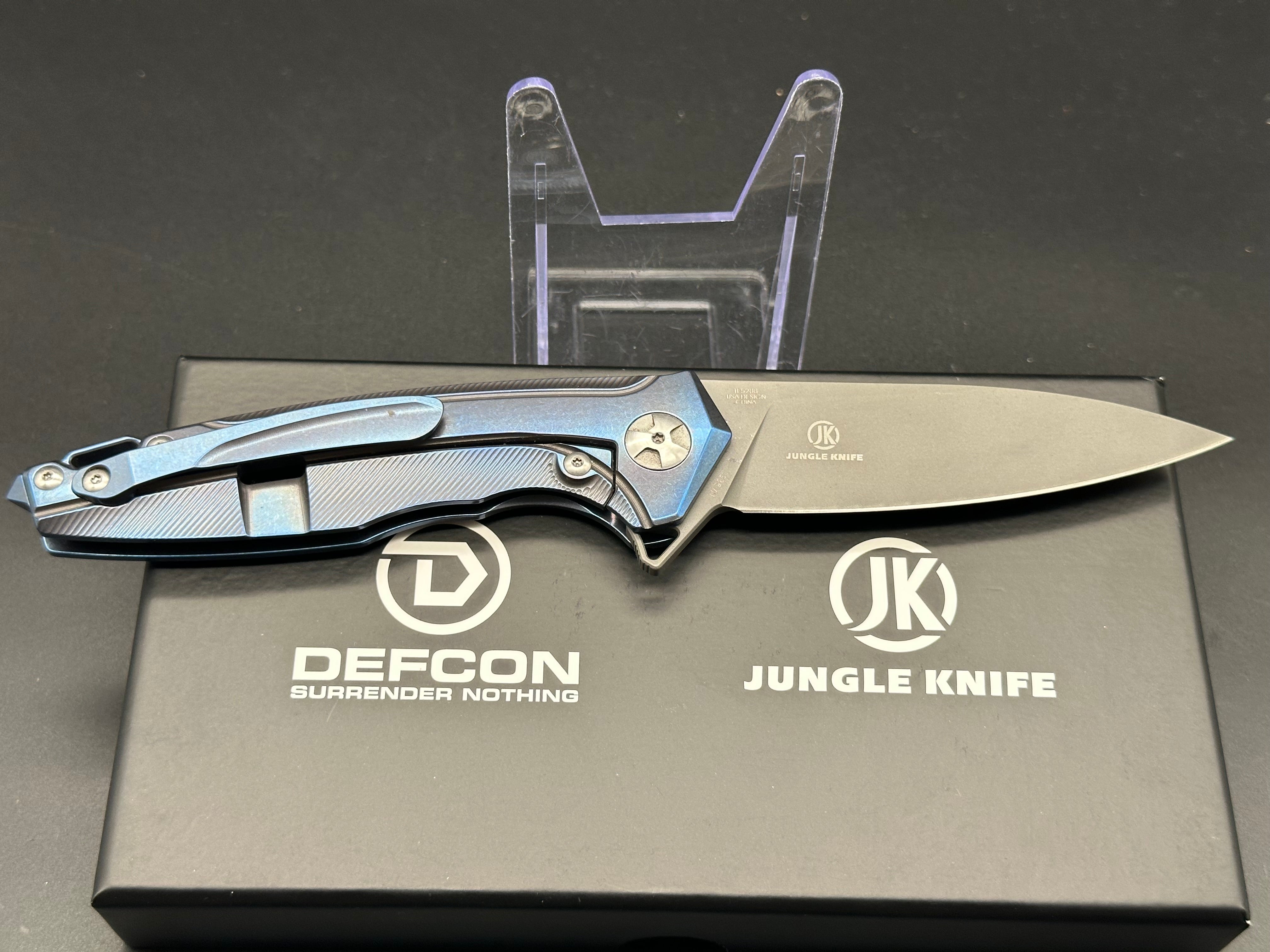 Defcon Jungle Knife TF 5288 - High Carbon Steel Survival Knife with Sheath - Tactical Outdoor Hunting & Camping Knife for Bushcraft, Hiking & Emergency Preparedness