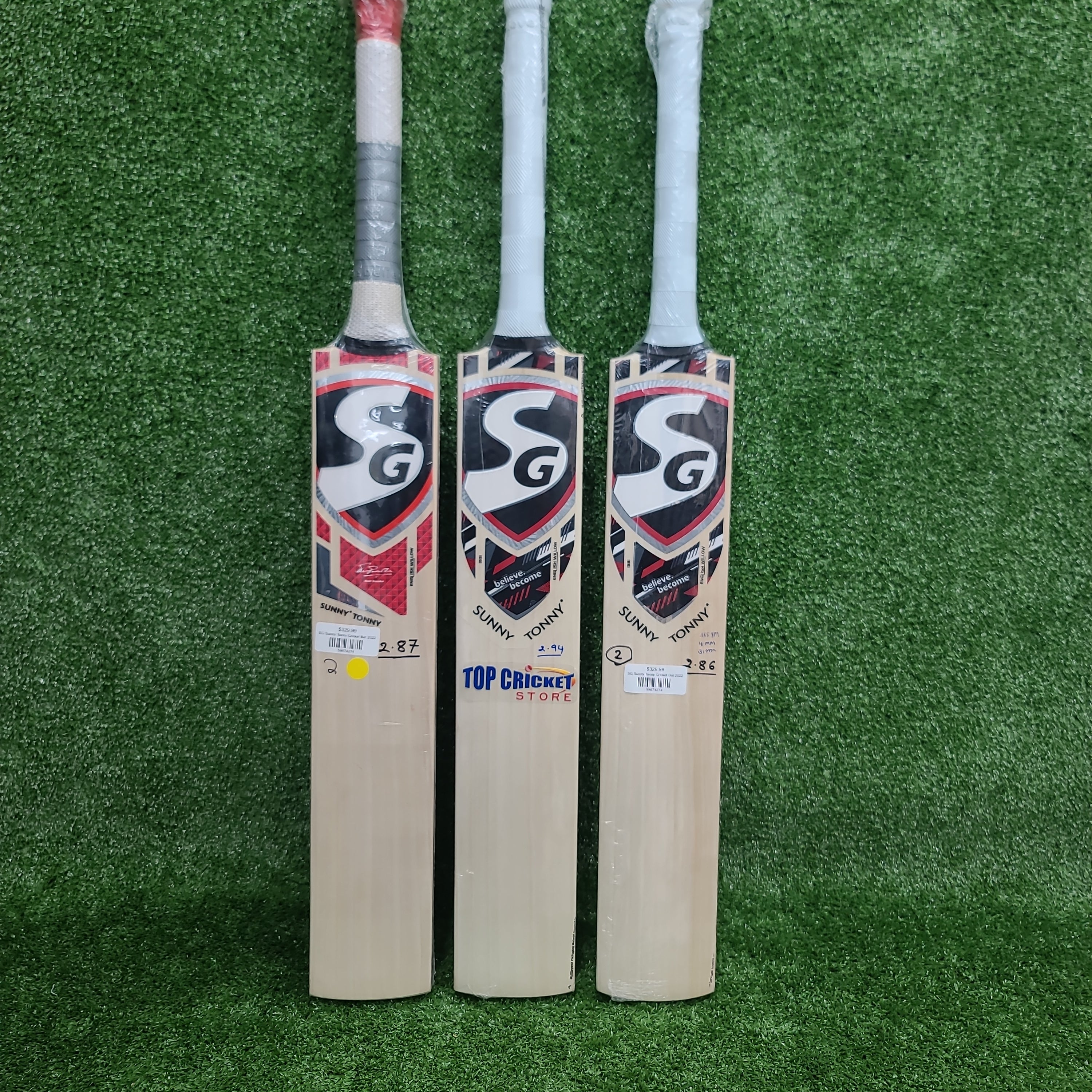 SG Sunny Tonny English Willow Cricket Bat - Premium Quality for Professional & Amateur Players - Perfect for Matches, Training & Backyard Games