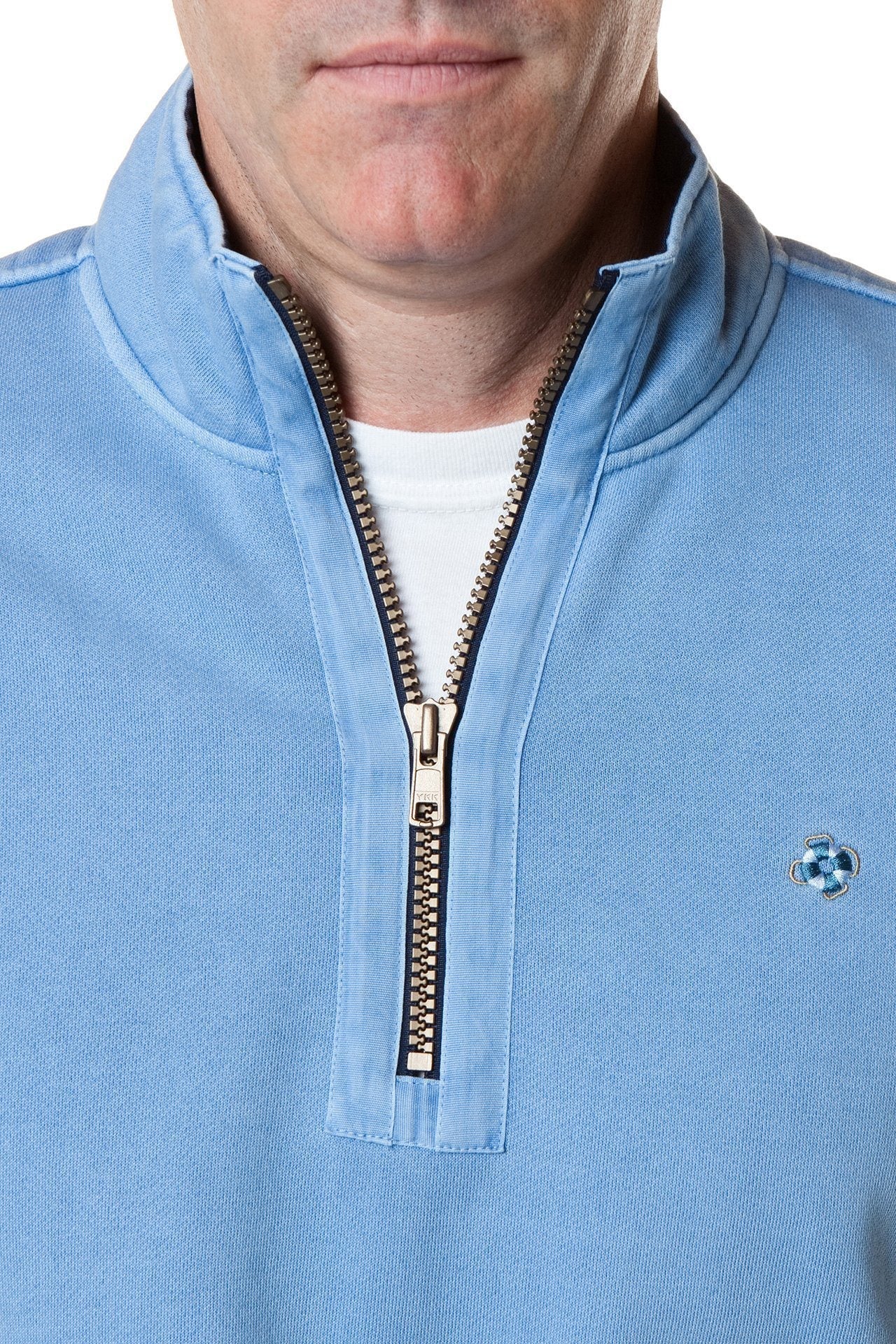 Breakwater Quarter Zip Fleece Pullover - Squall Blue - Lightweight & Warm for Outdoor Activities, Hiking & Casual Wear