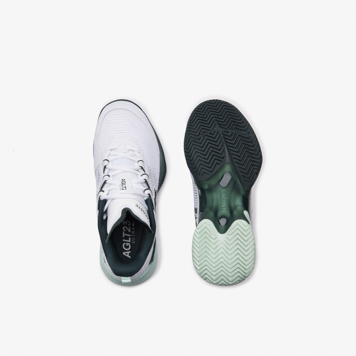 Lacoste AG LT23 ULTRA Women's Tennis Shoes - White & Dark Green | Lightweight Comfort for Women's Sports & Casual Wear | Perfect for Tennis, Gym, Running & Everyday Fashion