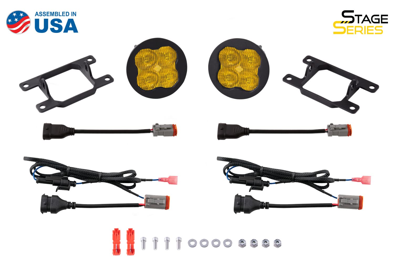 Diode Dynamics DD6177 LED Light Pods for Honda Civic 2016-2021 - High Performance Off-Road Driving Lights for Fog, Trail & Night Adventure