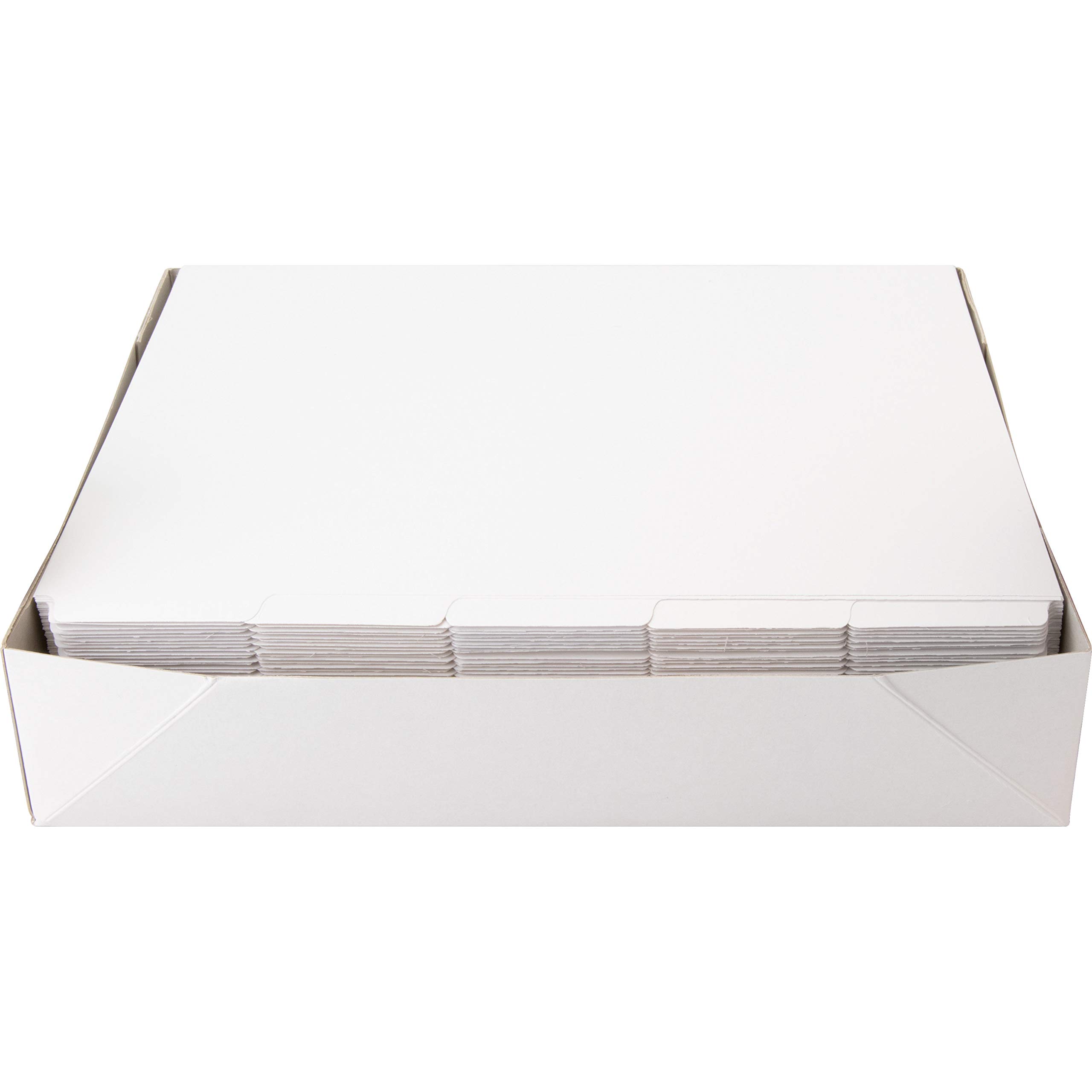 Business Source Tab Printer Economy Index Dividers - White | Office File Organizer for Documents, Reports & Filing Systems