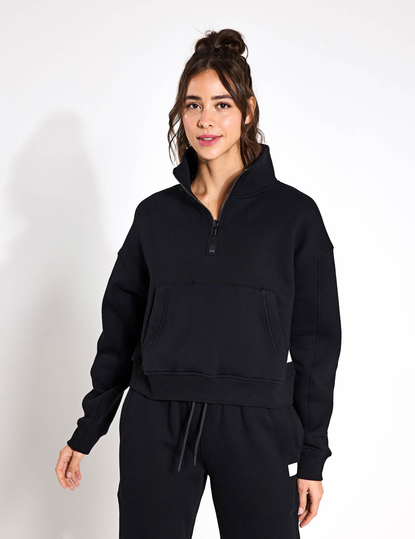 Rihanna Black Sweatshirt for Women - Soft Cotton Pullover Hoodie for Casual Wear, Gym, and Street Style