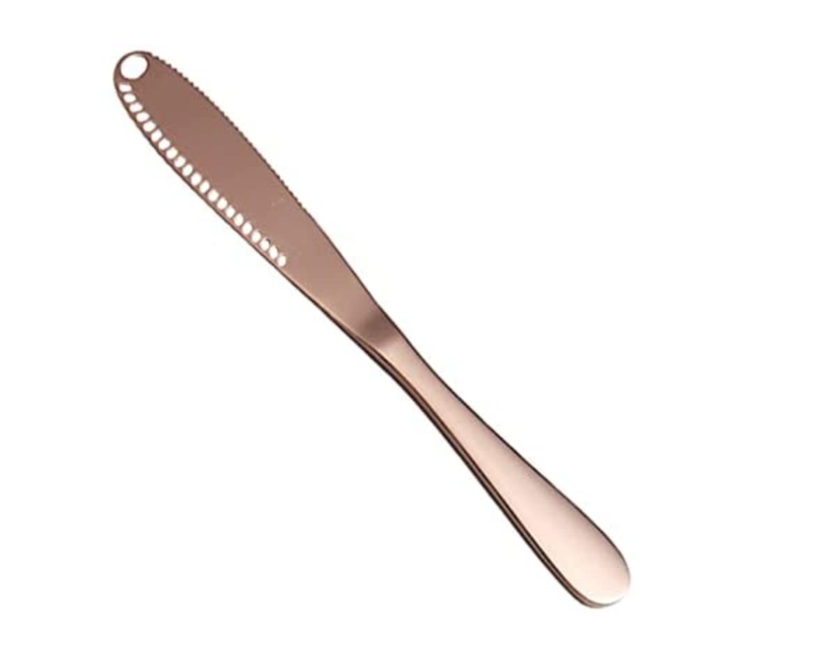 Premium Stainless Steel 3-in-1 Butter Spreader Knife - Multi-Purpose Kitchen Tool for Butter, Peanut Butter & Cheese - Perfect for Breakfast, Baking & Entertaining