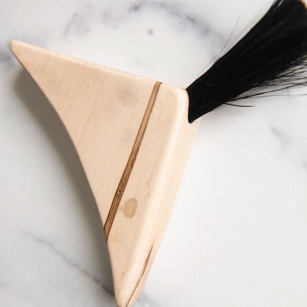 MT1006 Small Wooden Counter Brush - Compact & Durable for Kitchen, Bar, and Restaurant Cleaning - Perfect for Countertops, Tables, and Surfaces