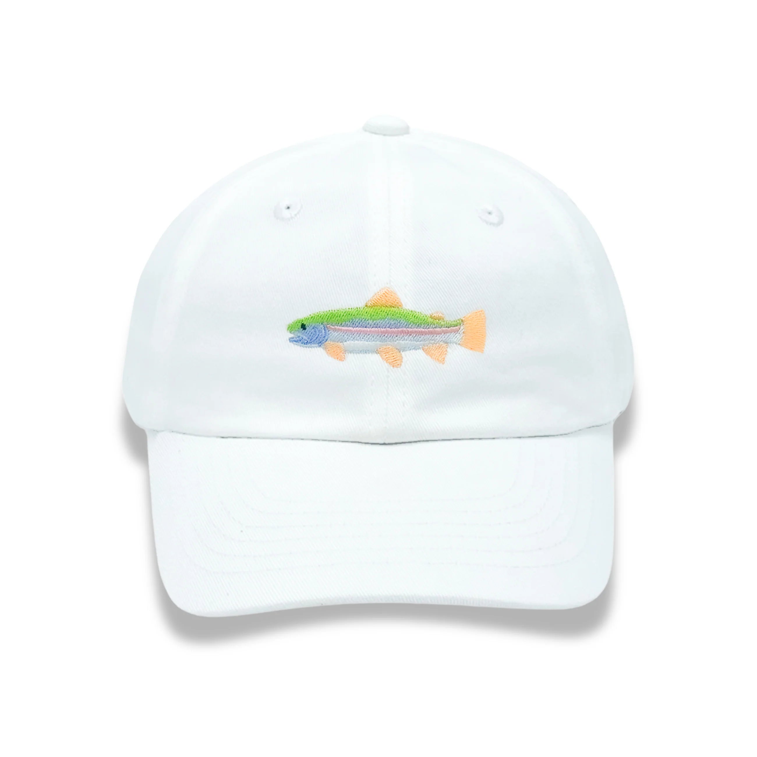 Bits & Bows Trout Baseball Cap - Adjustable Dad Hat for Fishing, Outdoor Sports & Casual Wear