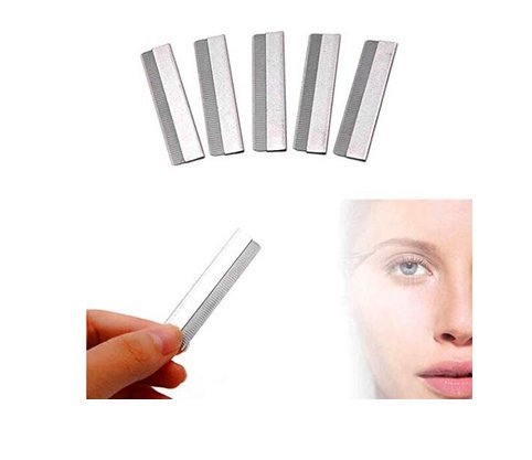 WOIWO 20Pcs Stainless Steel Eyebrow Razors - Single Edge Eyebrow Shaper & Facial Hair Remover for Women - Professional Eyebrow Shaping & Makeup Tools - Perfect for Eyebrow Grooming, Facial Hair Removal & At-Home Beauty Care
