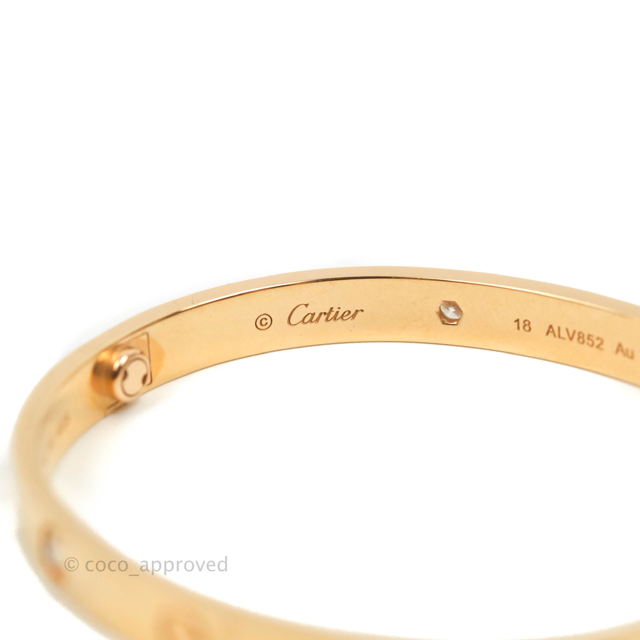 Cartier Love Bracelet 4 Diamond 18K Rose Gold - Luxury Jewelry for Women, Anniversary & Wedding Gift, Perfect for Special Occasions & Everyday Elegance