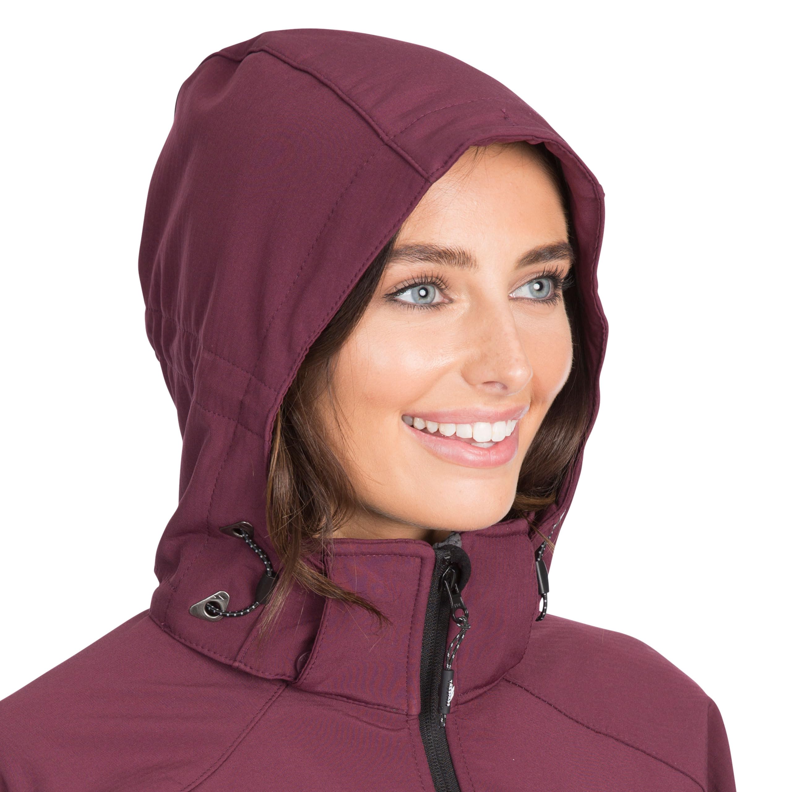 Trespass Women's Bela II Waterproof Softshell Jacket - Lightweight Windproof Winter Coat for Hiking, Skiing & Outdoor Activities
