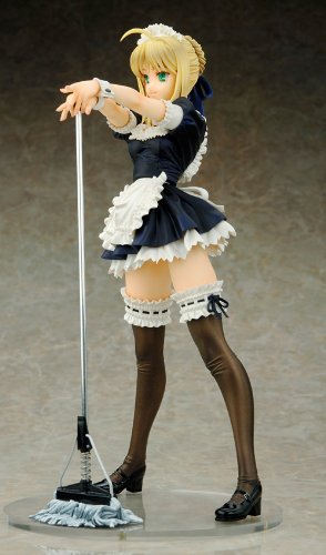 Fate/hollow ataraxia: Saber Maid Version R 1/6 Scale PVC Anime Figure - Perfect for Anime Collections, Gaming Room Decor, and Otaku Gifts