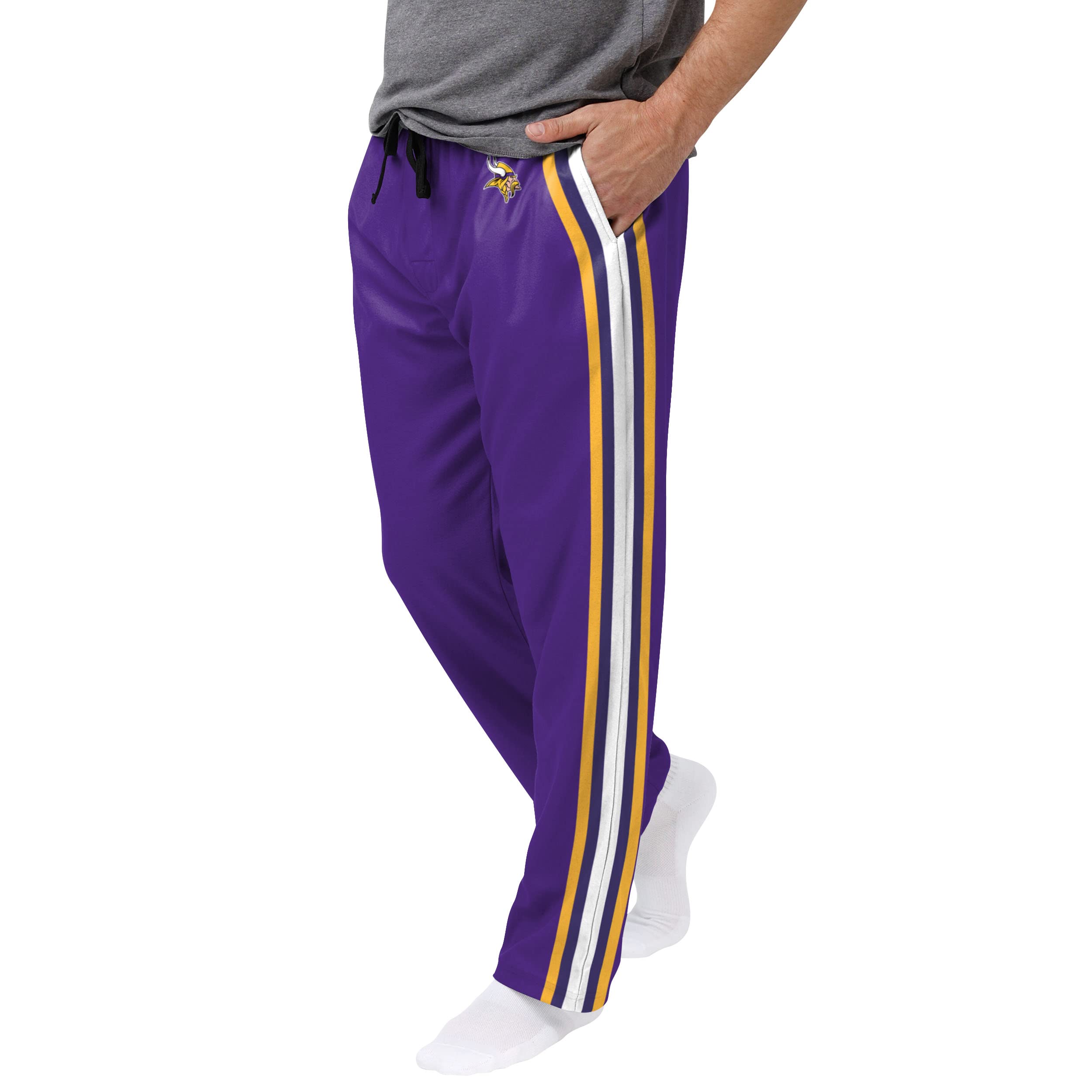 FOCO Men's NFL Team Logo Lounge Pants - Soft & Comfortable Sleepwear for Football Fans - Perfect for Game Day, Lounging at Home, and Relaxing