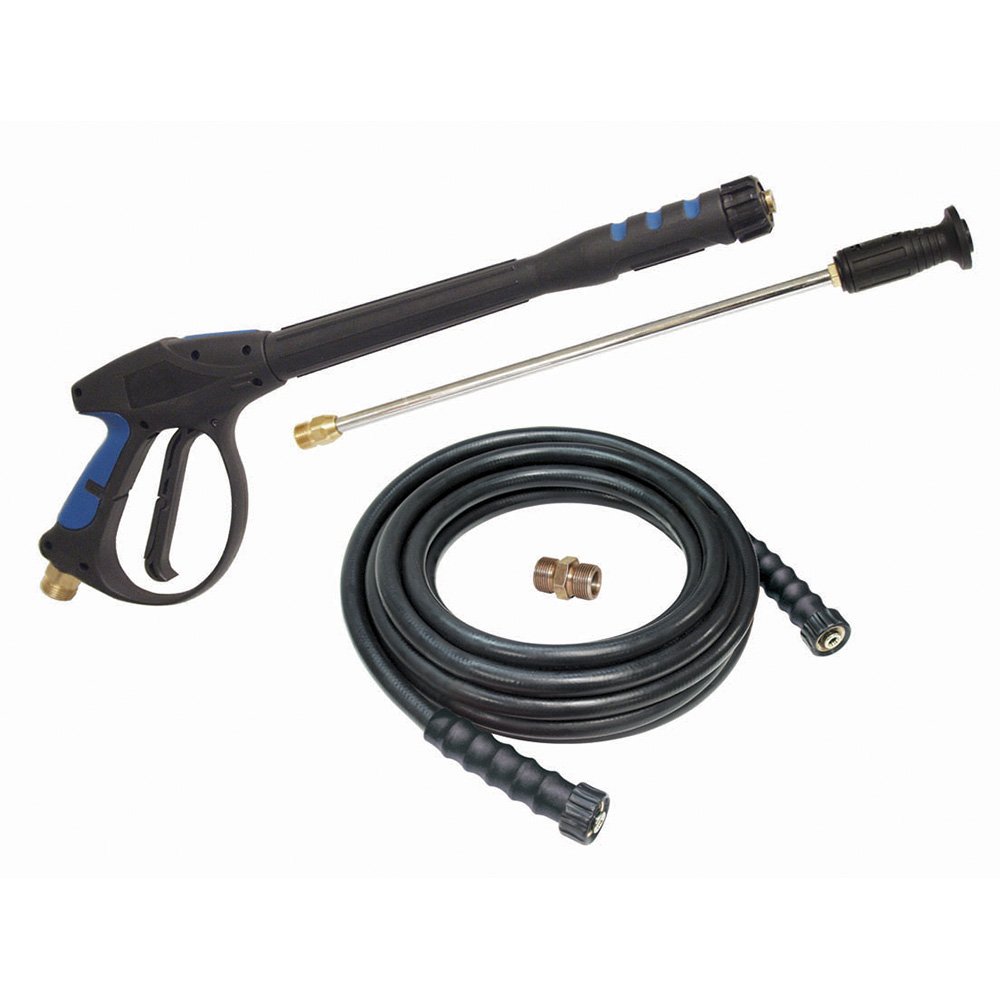 APACHE Hose & Belting 2600# High-Pressure Gun Kit with Hose & Adjustable Wand (Model 99023677) - Ideal for Industrial Cleaning, Car Washing, and Heavy-Duty Water Blasting