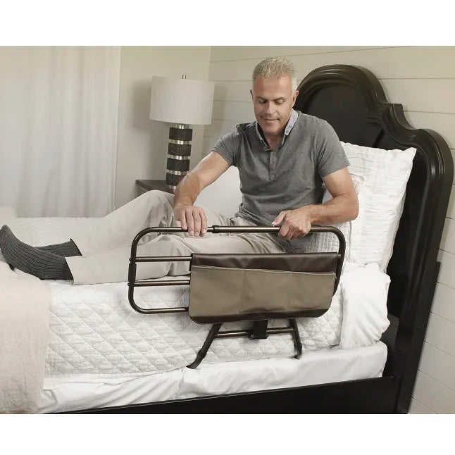 Signature Life Sleep Safe Home Bed Rail - Adjustable Safety Guard for Toddlers & Seniors - Perfect for Beds, Cribs, and Daybeds (Home & Travel Use)