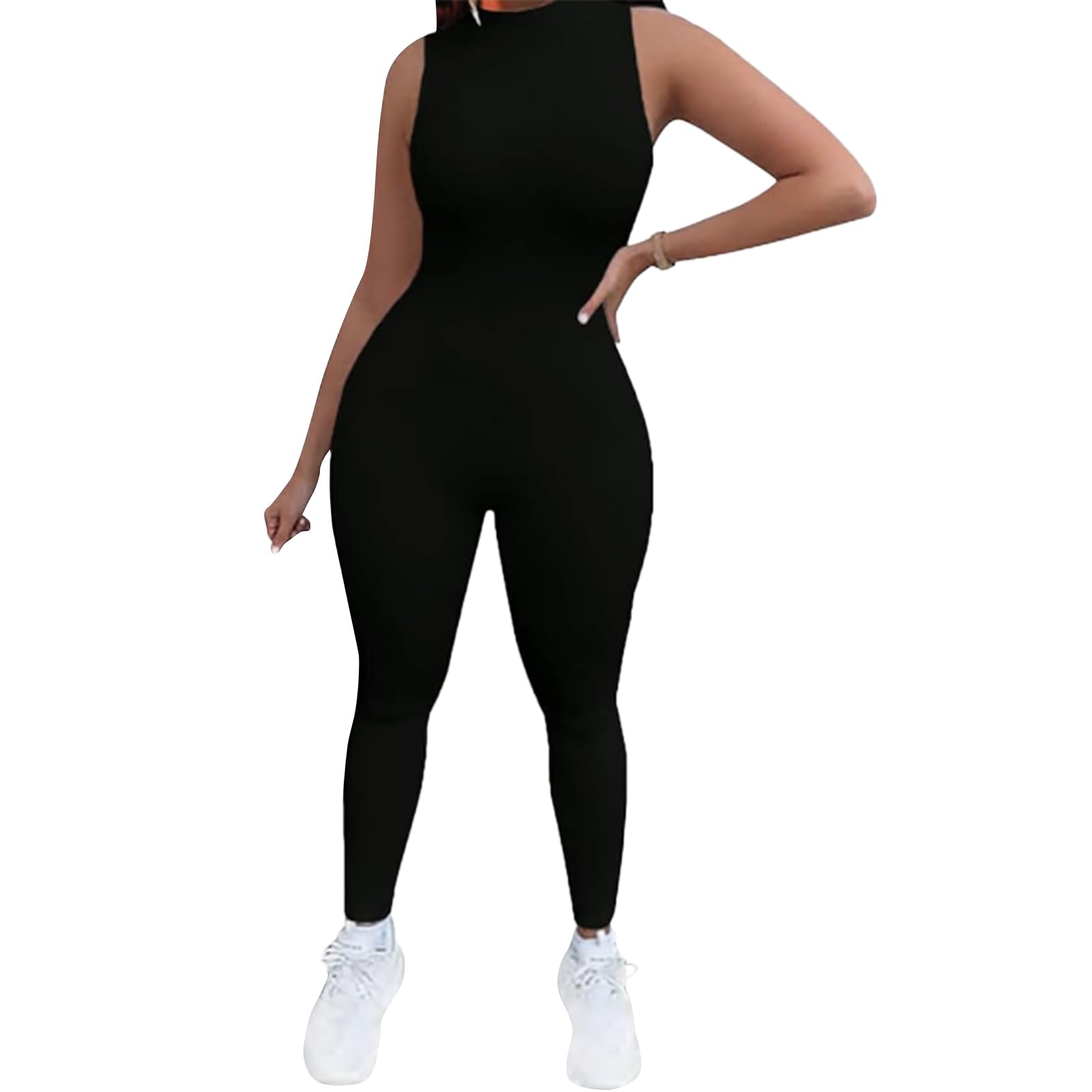 Sexy Two Piece Outfits for Women - Bodycon Halter Crop Top & Sheer Mesh Pants Jumpsuit Clubwear | Night Out, Party, Date Night & Festival Fashion