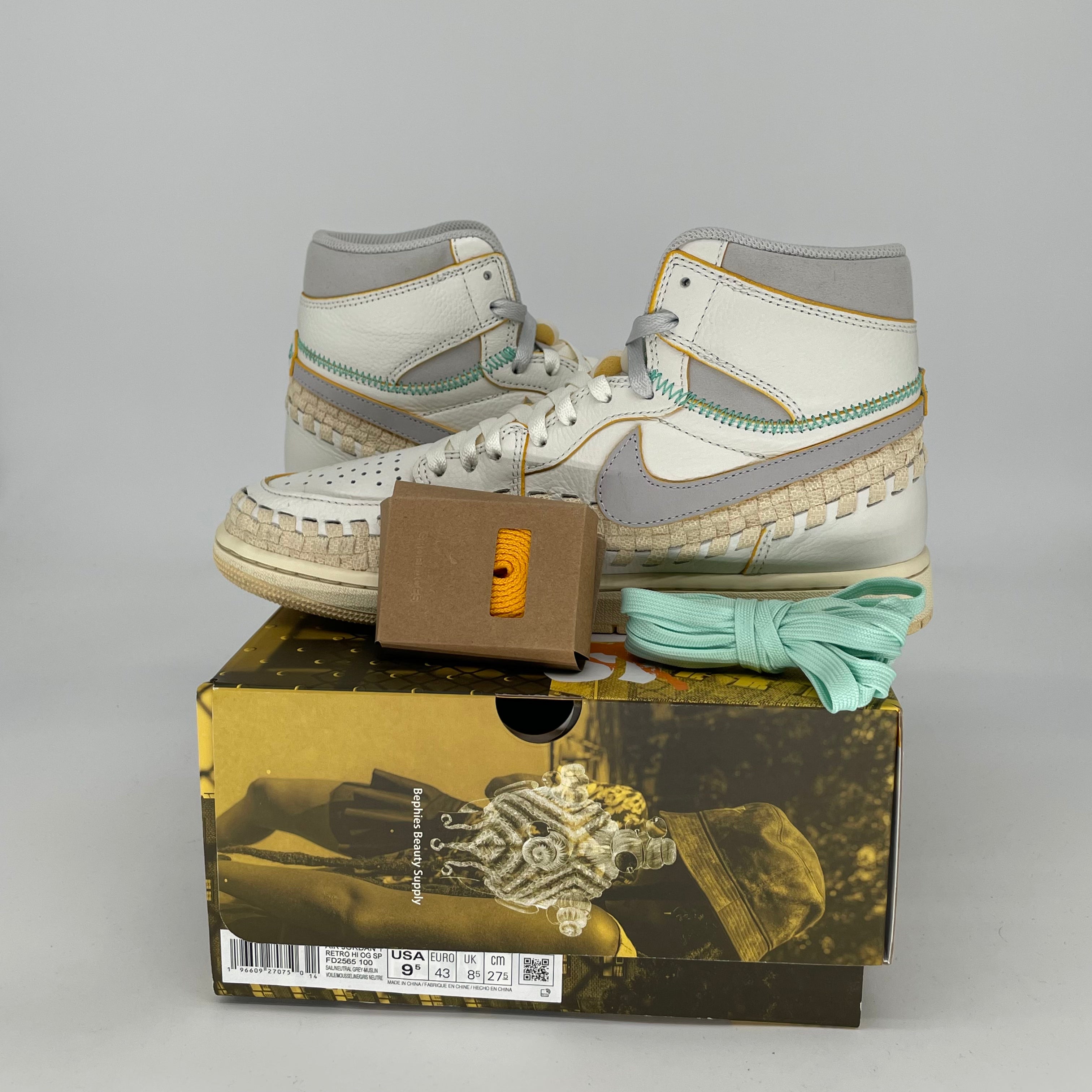 AIR JORDAN 1 UNION LA BBSS Sneakers - Men's Size 9.5/Women's Size 11 - Style FD2565 - 100% Authentic - Perfect for Streetwear, Basketball & Sneaker Collectors