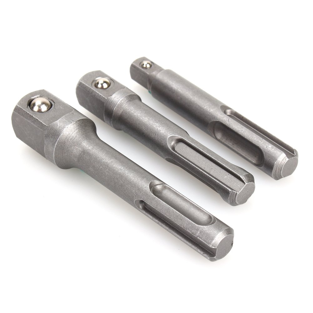 3-Piece Drill Bit Adapter Set - 1/4