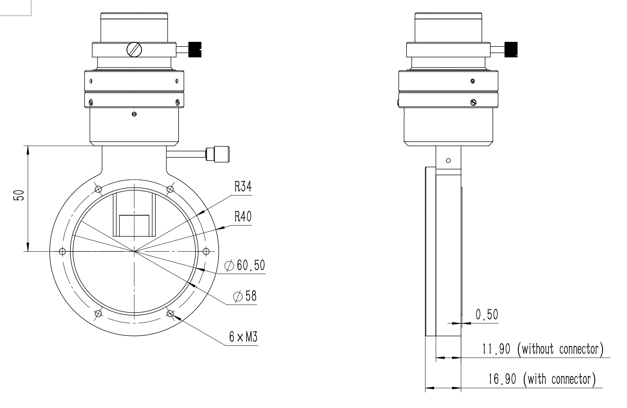 QHY OAG L Pro Off-Axis Guider for Astrophotography - Perfect for Deep Sky Imaging with Telescopes and CCD Cameras