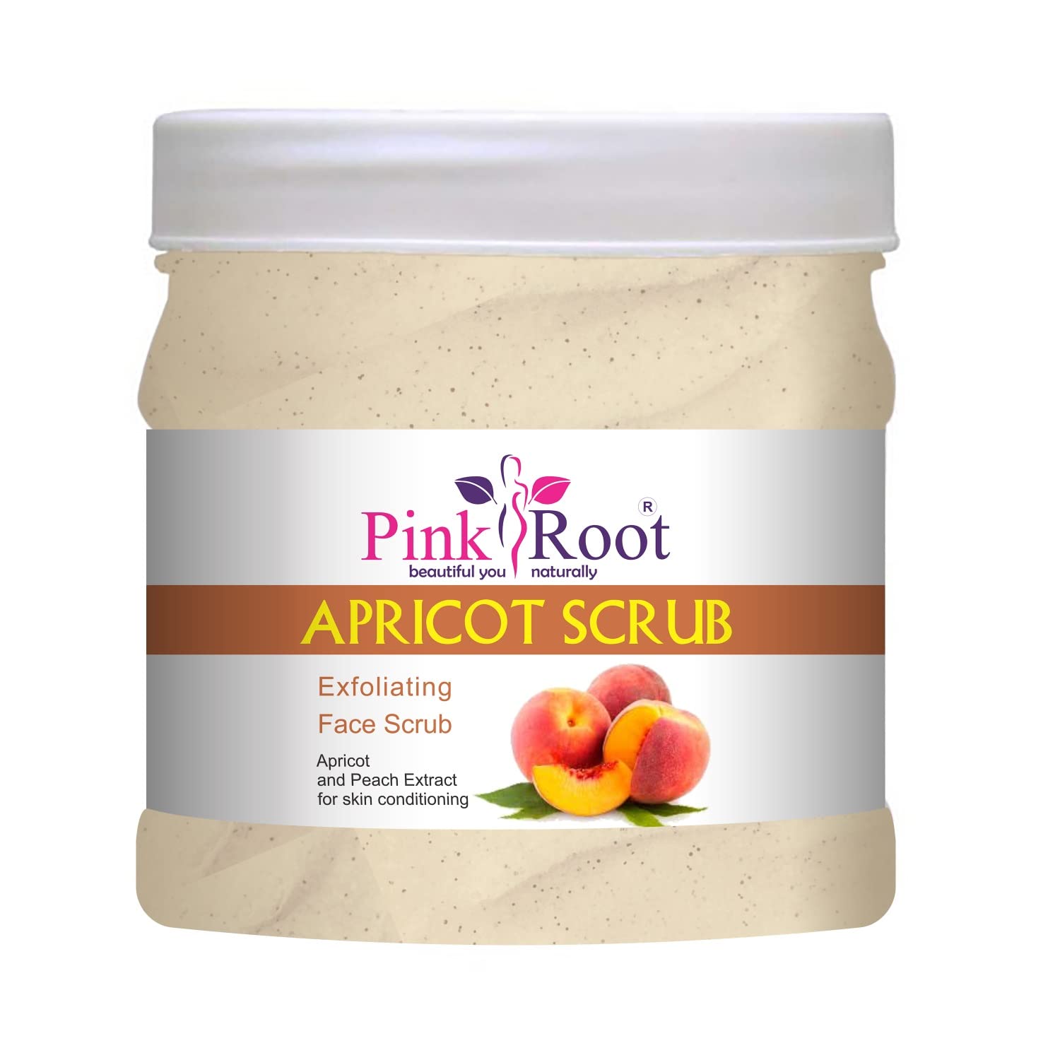 Pink Root Apricot Scrub 500g & Garlic Hair Mask 500g - Natural Exfoliating Face Scrub & Deep Conditioning Hair Treatment for Glowing Skin & Stronger Hair - Perfect for Daily Skincare & Haircare Routine