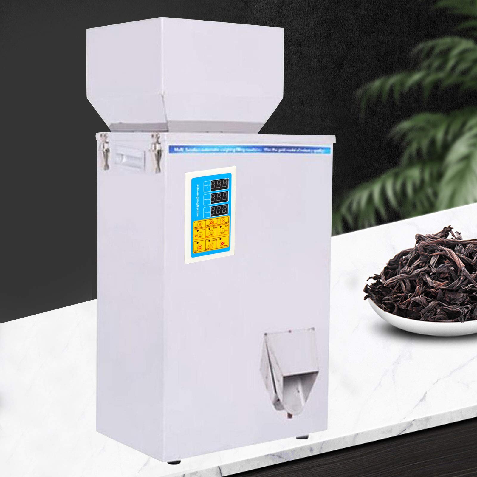 10-500g Automatic Weighing & Filling Machine - Precision Particle Dispenser for Cereal, Grains, Tea | Commercial Food Packaging Equipment for Bulk Goods, Spices & Dried Ingredients