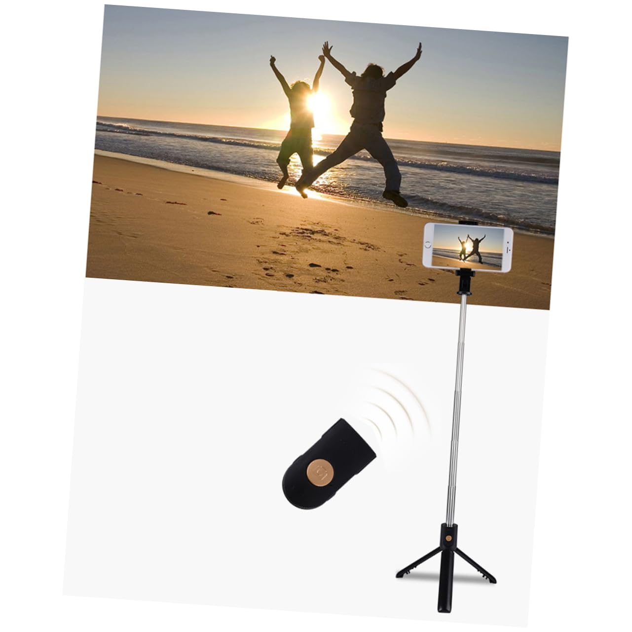 Housoutil 3-Pack Mini Tripod Stand for Phone - Compact Desktop Tripod for iPhone, Samsung, Smartphones - Perfect for Vlogging, Live Streaming, Video Calls & Photography