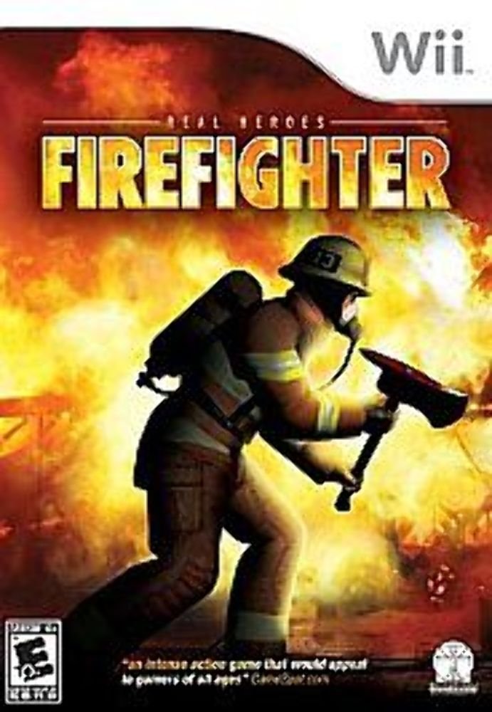 Real Heroes: Firefighter Game for Nintendo Wii - Action-Packed Firefighting Adventure for Kids & Adults - Perfect for Family Game Night & Party Fun