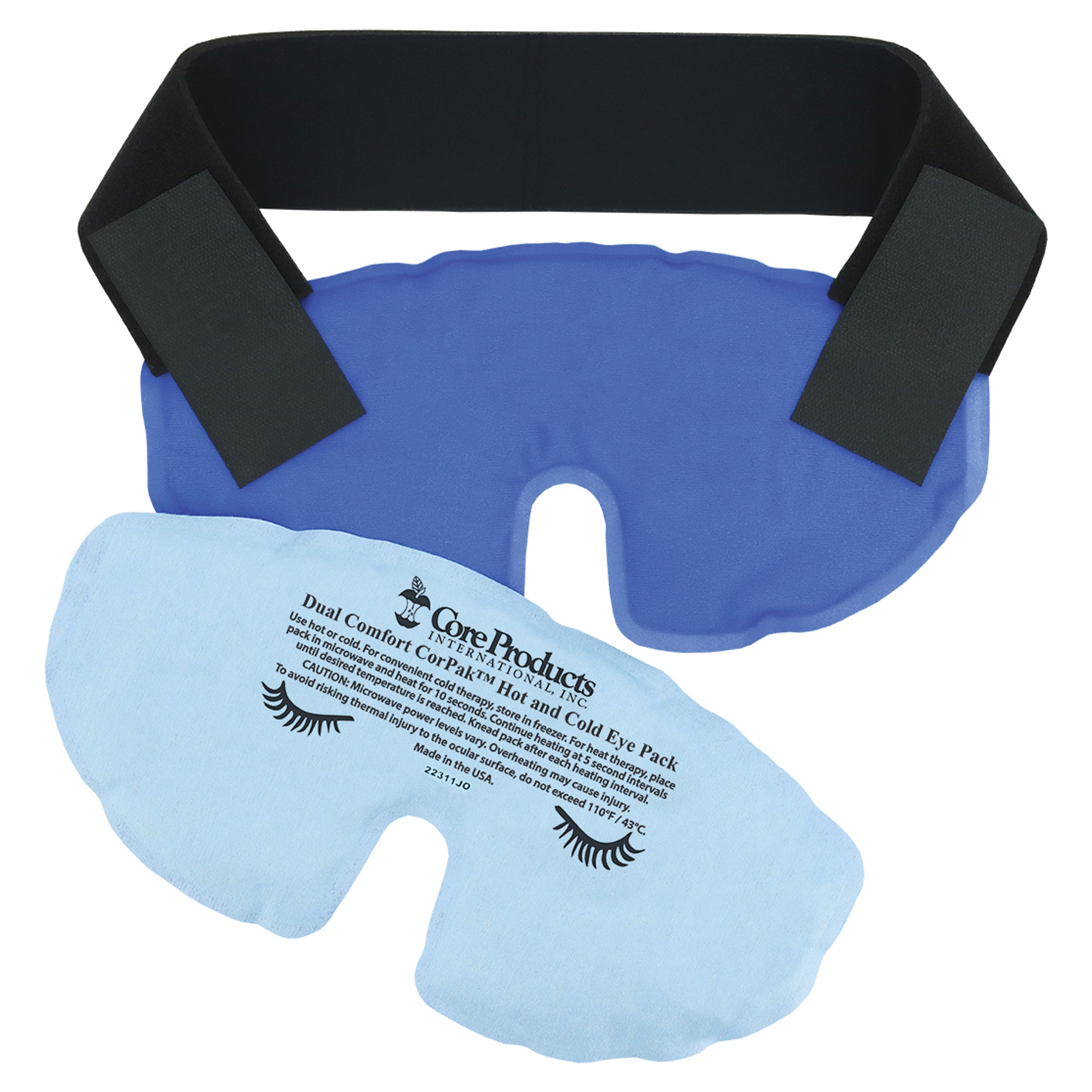 Hot & Cold Therapy Migraine Relief Eye Mask - Soothing Gel Pack for Headache, Stress & Sleep - Perfect for Travel, Office & Home Use
