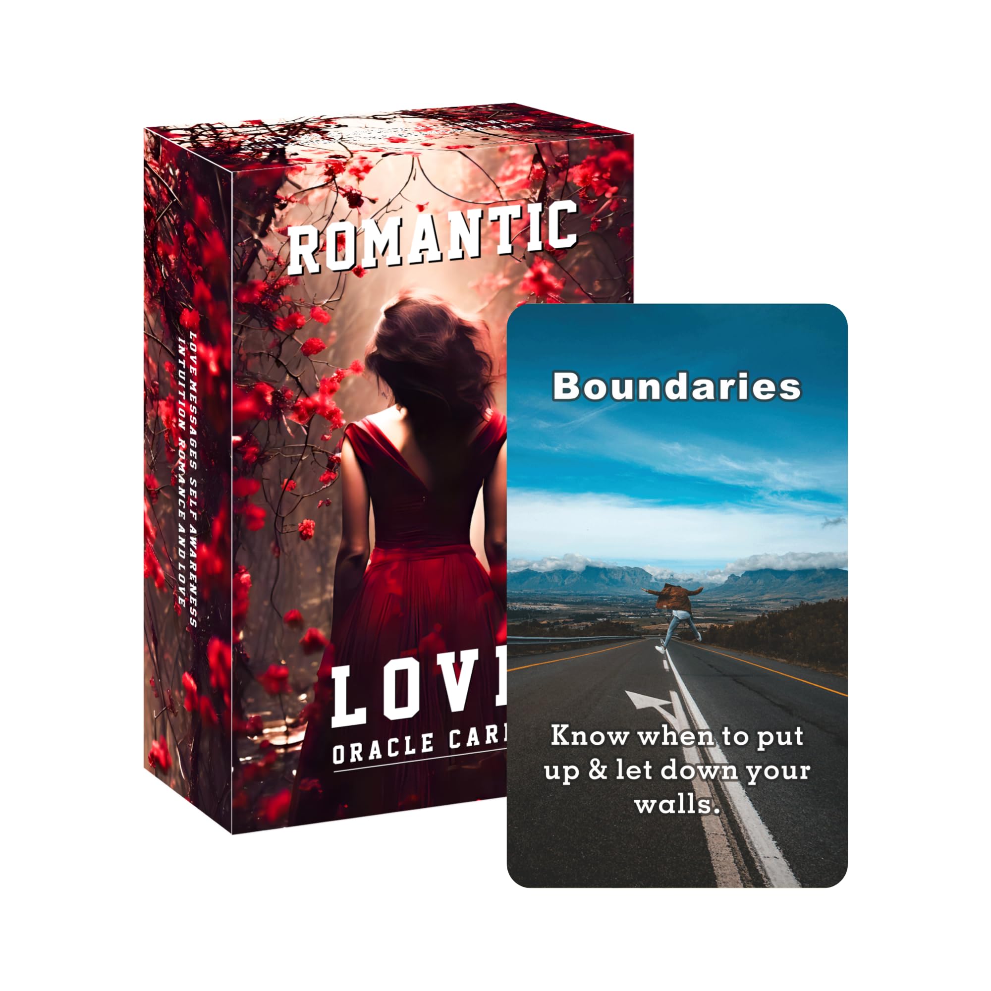 Romantic Love Oracle Cards with Meanings - Han Yu Bowen Love Messages Deck for Self-Awareness & Intuition | Perfect for Relationship Guidance, Couples Therapy, and Spiritual Growth