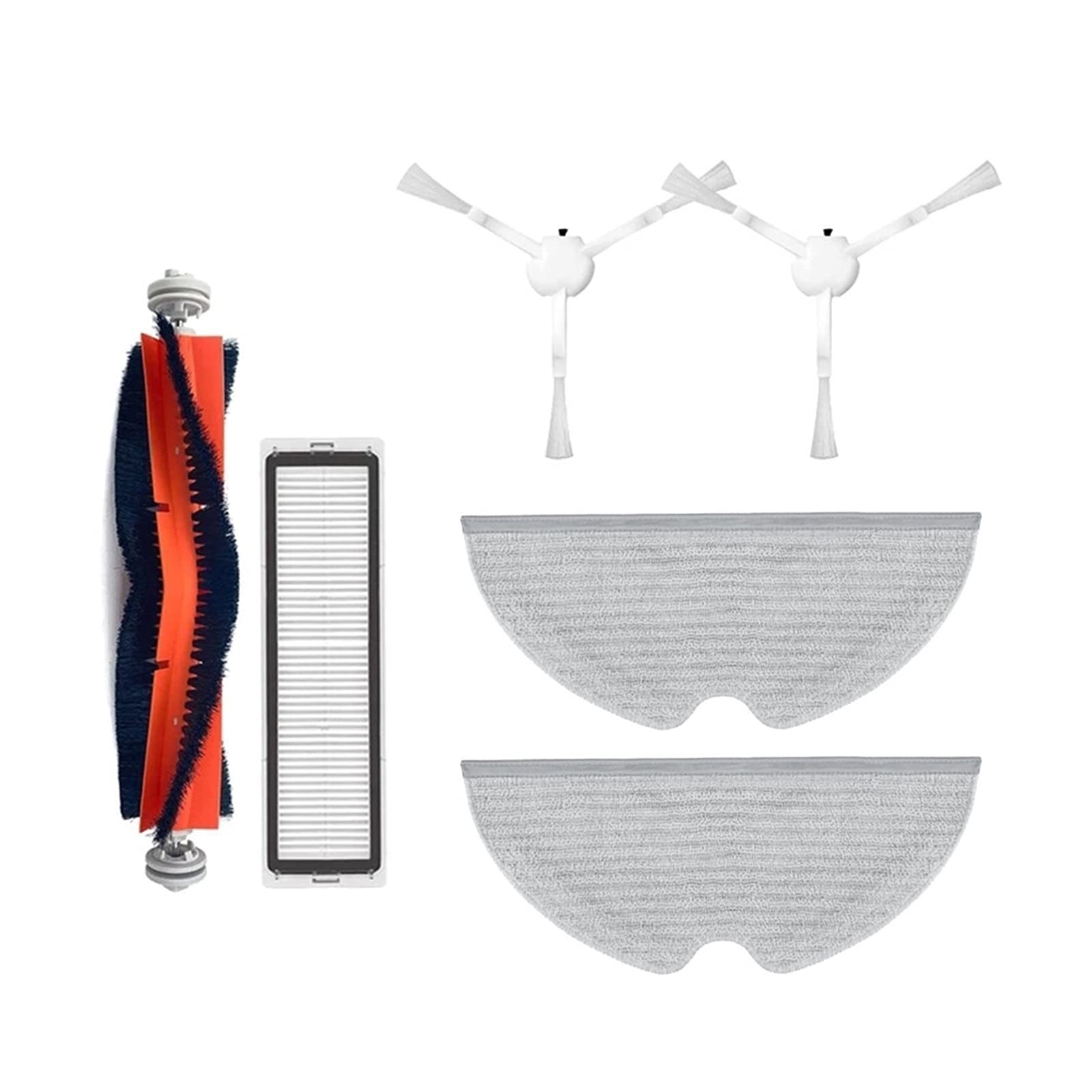 Qgg Vacuum Replacement Parts Kit for TROUVER RLS3 Robot Cleaner - Side Brush & Filter Accessories for Home Cleaning