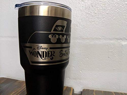 Personalized Disney Cruise Line 30 oz Stainless Steel Tumbler - Custom Name & Design - Insulated Travel Mug for Hot & Cold Drinks - Perfect for Disney Vacations, Cruises, and Everyday Use