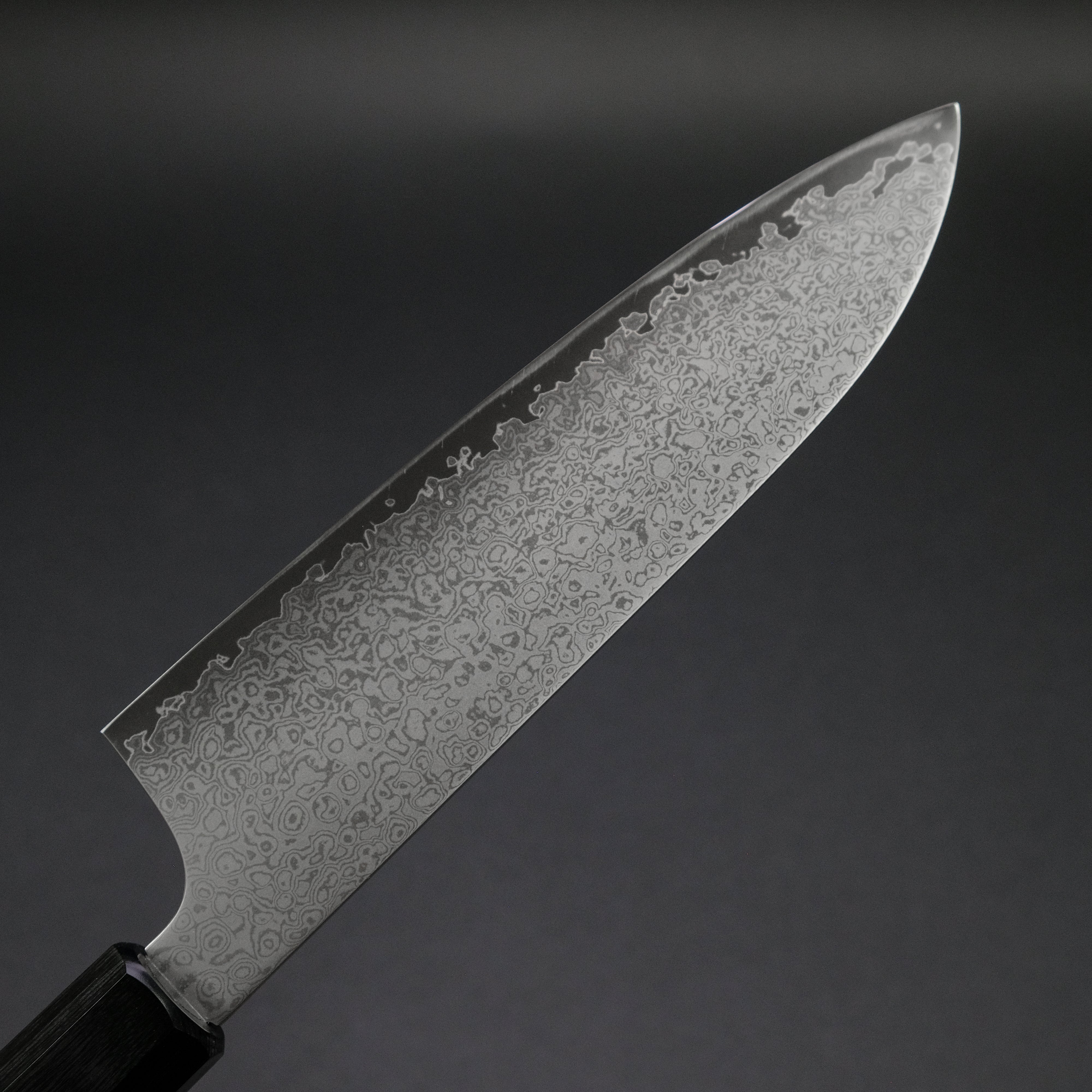 Hitohira Imojiya TH Damascus Santoku Knife 180mm with Pakkawood Handle (Red) - Premium Japanese Kitchen Knife for Slicing, Dicing, and Chopping Vegetables, Meat, and Fish