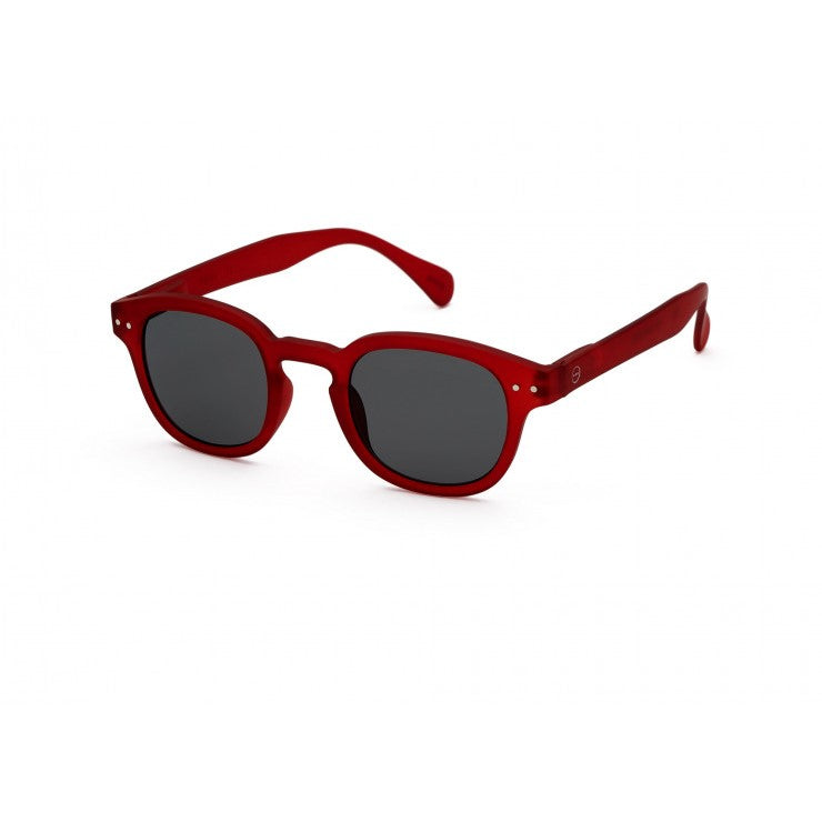 Stylish Red #C Sunglasses for Men & Women - UV Protection, Polarized, Fashionable - Perfect for Driving, Beach, and Outdoor Activities