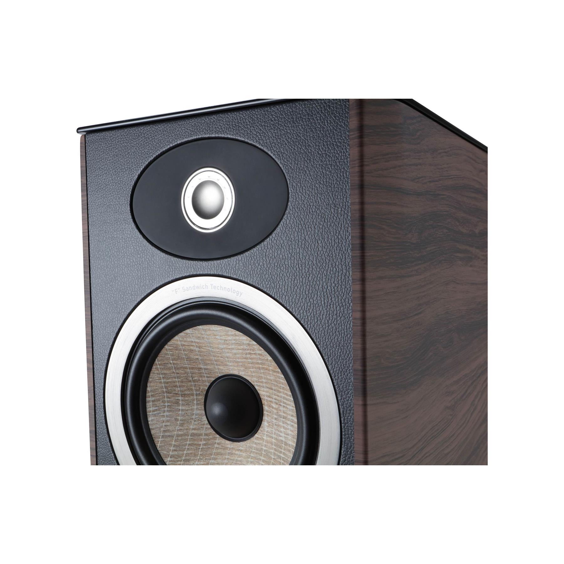 Focal Aria 926 Walnut Floor Standing Speakers - High-End Home Audio System for Music & Movie Theater Experience