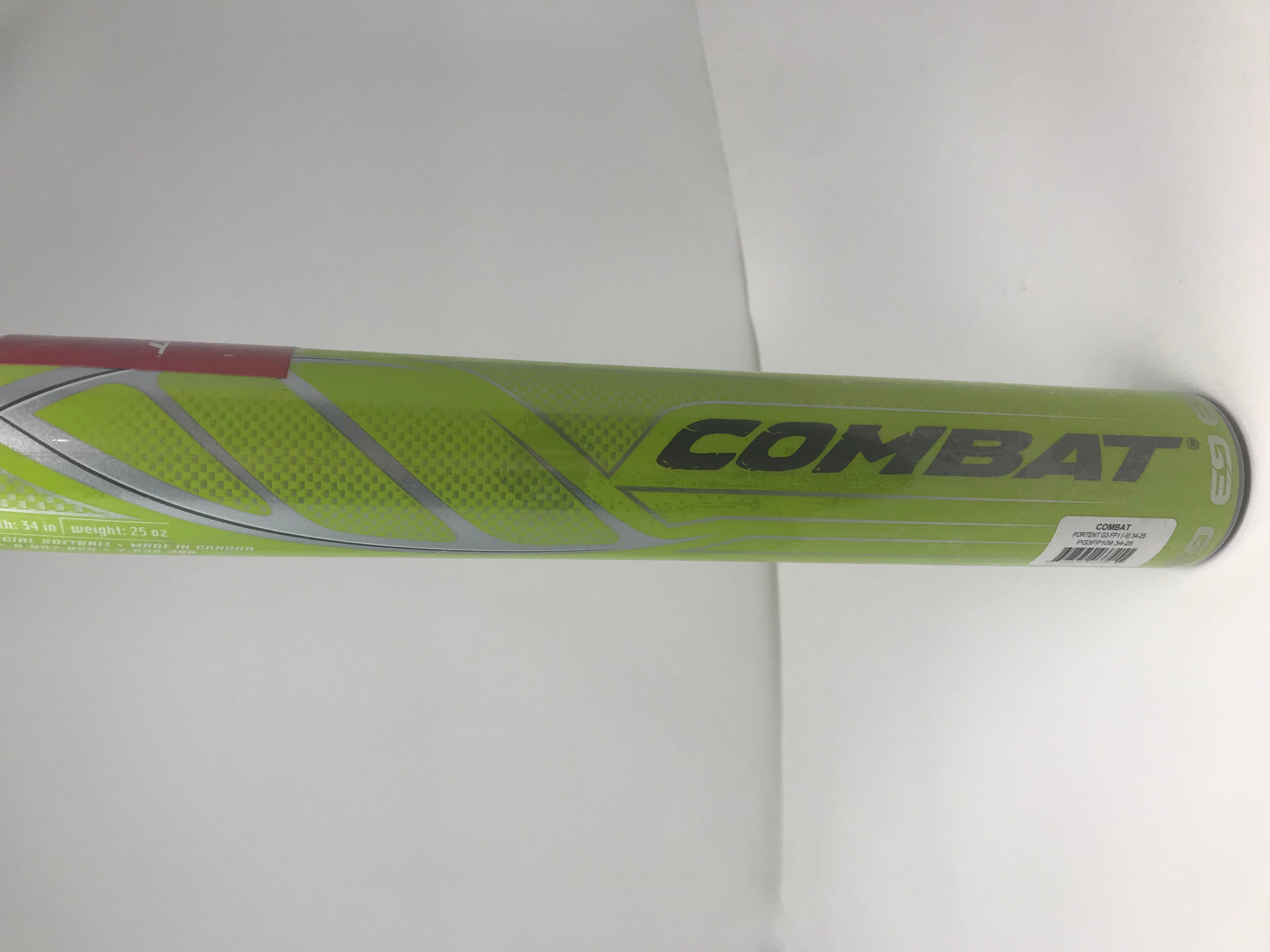 New Combat Portent PG3FP109 Fastpitch Softball Bat - 2 1/4