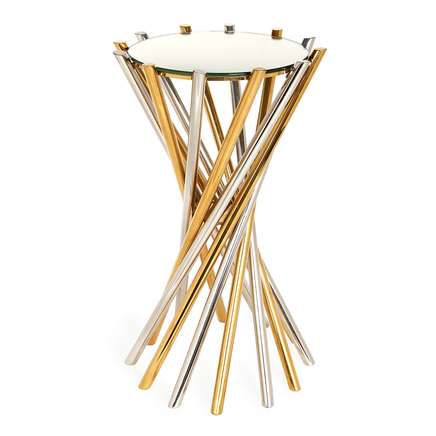 Stylish Electrum Accent Table - Modern Side Table for Living Room, Bedroom & Office Decor - Perfect for Coffee Table Books, Lamps & Home Accessories
