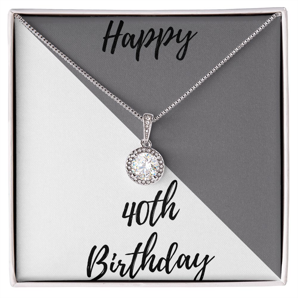 Personalized 30th & 40th Birthday Necklace for Women - Custom Name Jewelry Gift - Perfect for Milestone Celebrations & Special Occasions