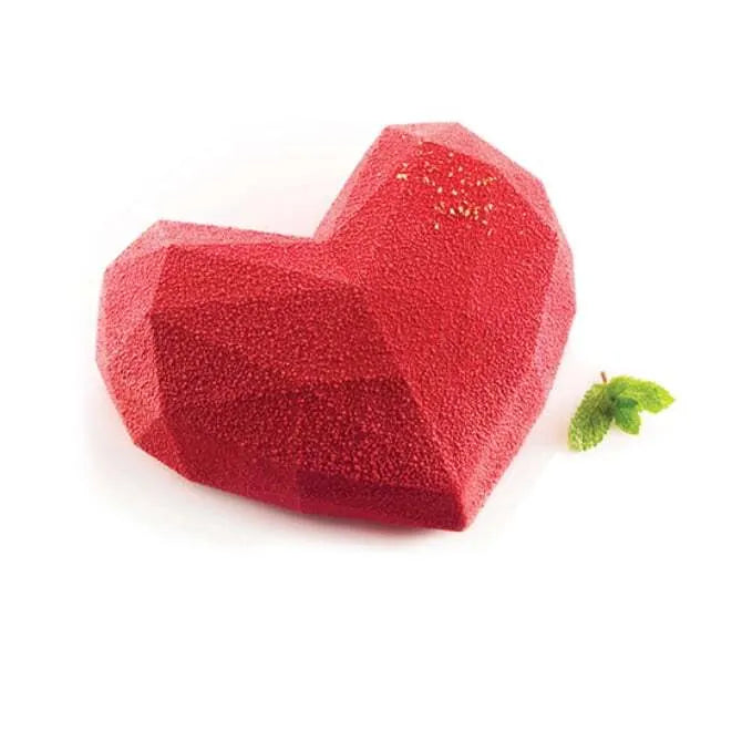 Heart-Shaped Silicone Mold for Baking & Chocolate - DIY Valentine's Day, Wedding, Party Desserts & Crafts - Non-Stick, Reusable, Food-Grade Silicone