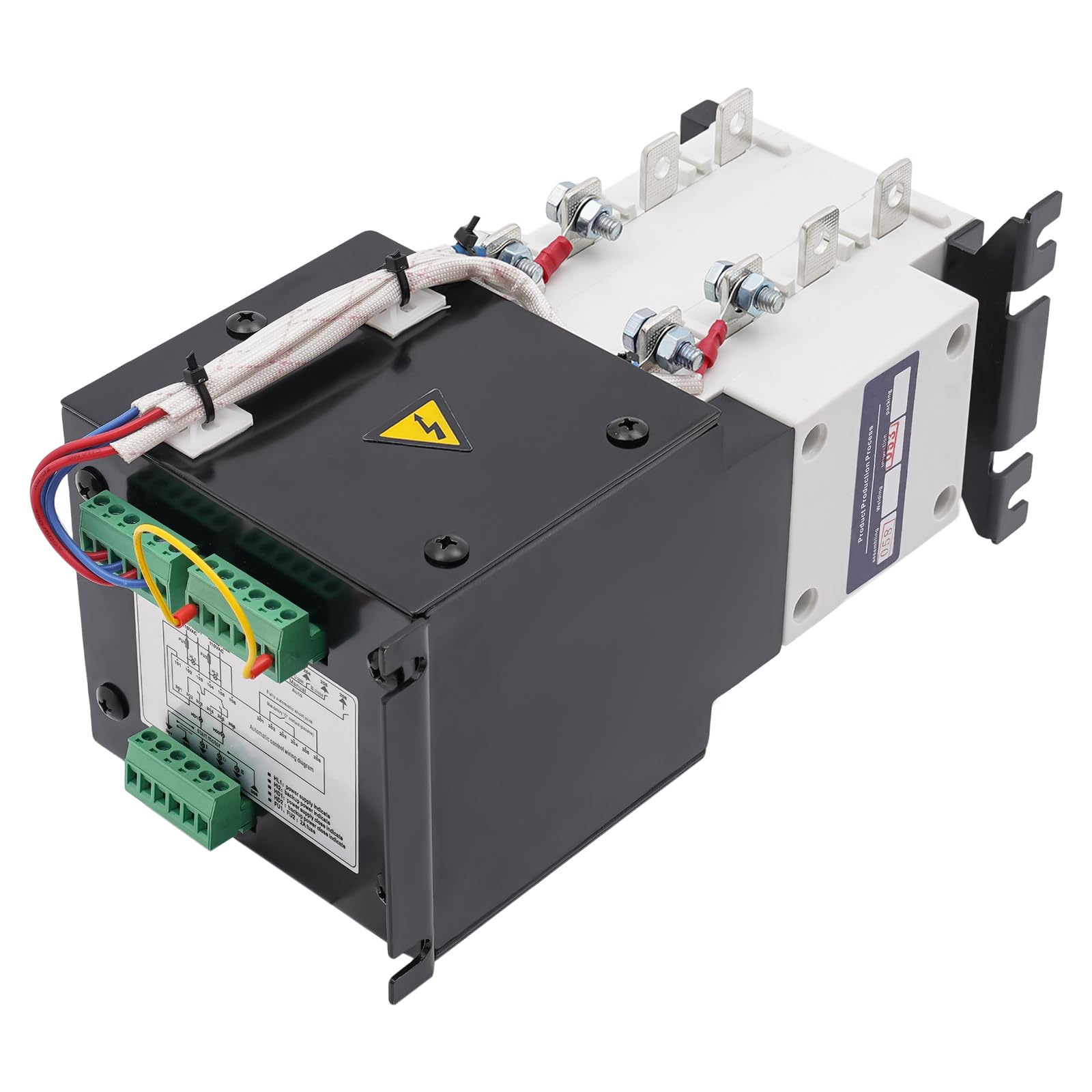 110V/230V 100 Amp Automatic Transfer Switch (ATS) - Dual Power Generator Changeover Switch, 4P Isolation Type for Home & Commercial Backup Power