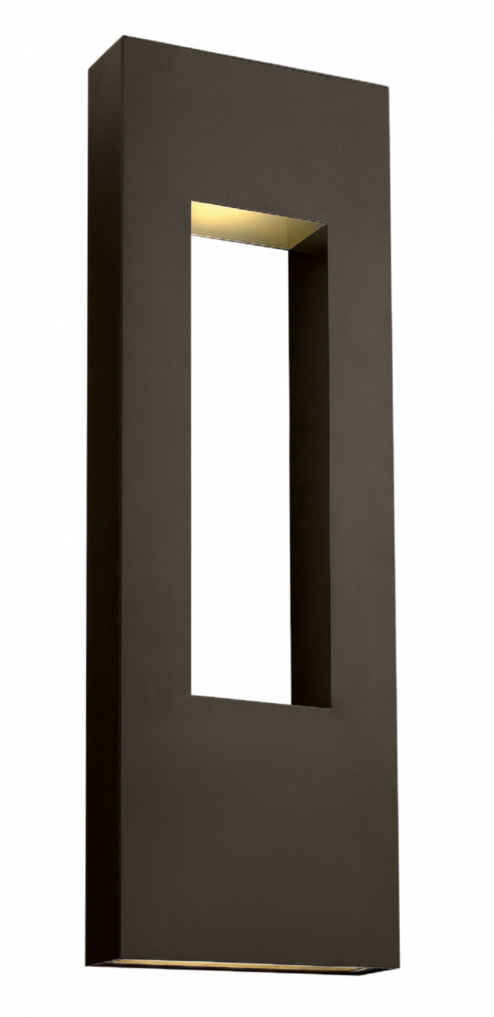 Atlantis LED Wall Mount Light Fixture in Bronze - Modern Sconce for Bedroom, Living Room, and Hallway Lighting