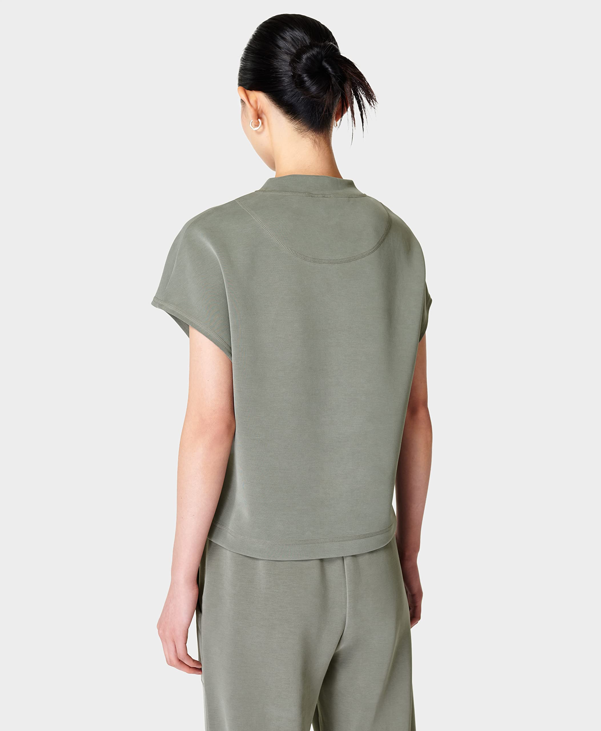 Sweaty Betty Women's Sand Wash Dance Crewneck T-Shirt - Soft Cotton Casual Tee for Yoga, Workout & Everyday Wear | Comfortable & Stylish Activewear Top