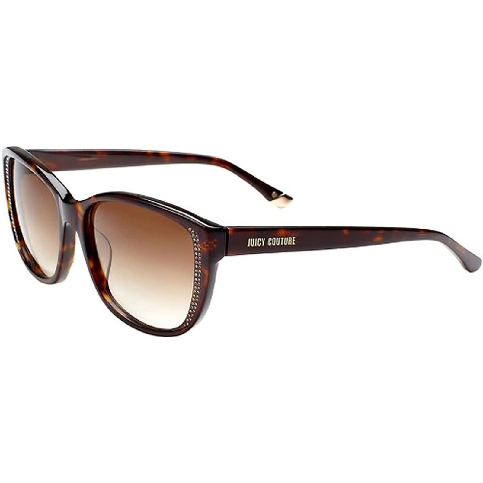 Juicy Couture Juicy 518/S Sunglasses - Dark Havana/Brown Frame - UV Protection - Fashionable Women's Sunglasses for Outdoor Activities, Beach & Driving