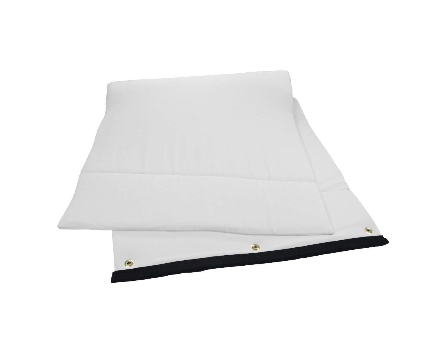 Audimute Soundproofing Barrier Sheet - MLV Sound Blocker for Noise Reduction | Acoustic Foam Alternative & Sound Absorption Blanket | Perfect for Home Studios, Offices, and Noise Control (White)