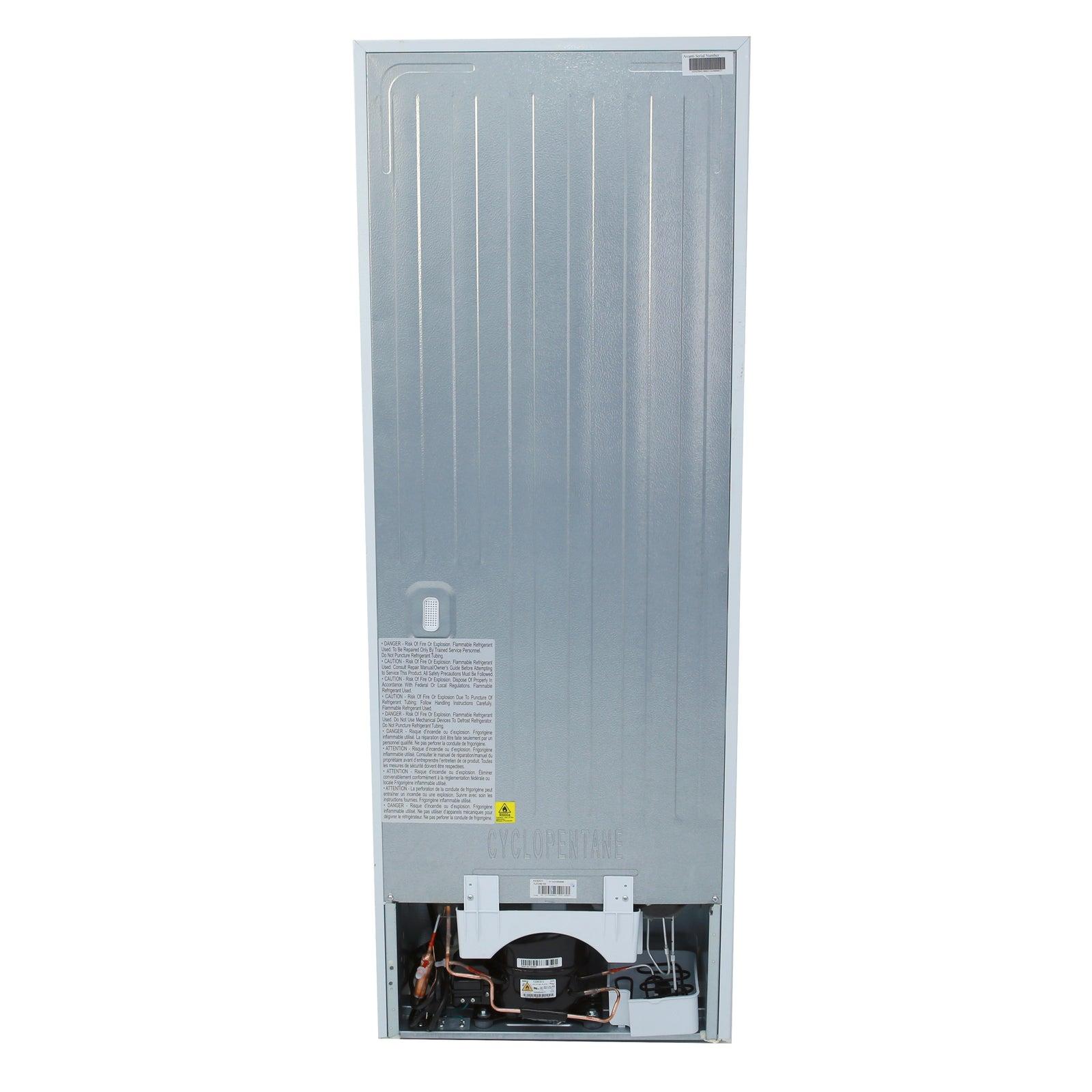 Avanti FF1010D0W 10.1 Cu. Ft. Frost Free Compact Refrigerator for Apartments & Small Spaces - Energy Efficient White Mini Fridge - Perfect for Dorms, Offices, Studios & Tiny Homes