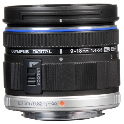 OM SYSTEM M.Zuiko Digital ED 9-18mm f/4.0-5.6 Wide Angle Zoom Lens for Micro Four Thirds Cameras - Perfect for Travel, Landscape & Street Photography